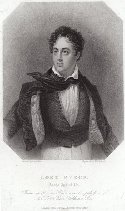 Portrett av Lord Byron av George Sanders