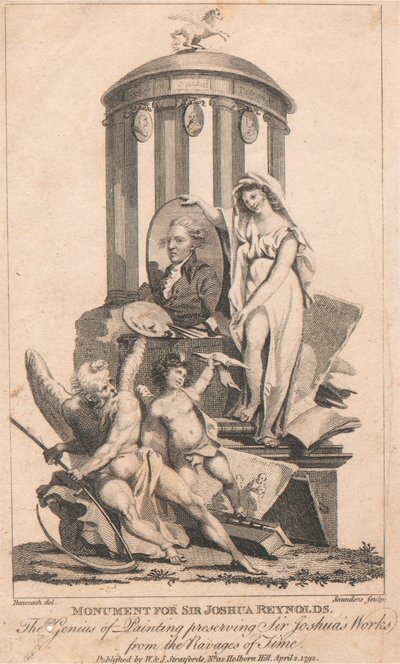 Monument for Sir Joshua Reynolds av George Saunders