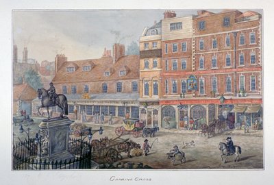 Charing Cross, Westminster, London, 1807 av George Shepherd