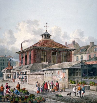 Clare Market, Westminster, London, 1815 av George Shepherd