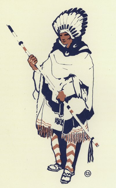 I stammen var en veldig kjekk ung mann (farge litho) av George Sheringham