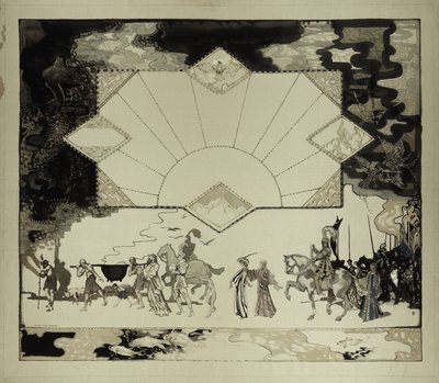 Panelet til Mabinogion, nr. 10, av George Sheringham