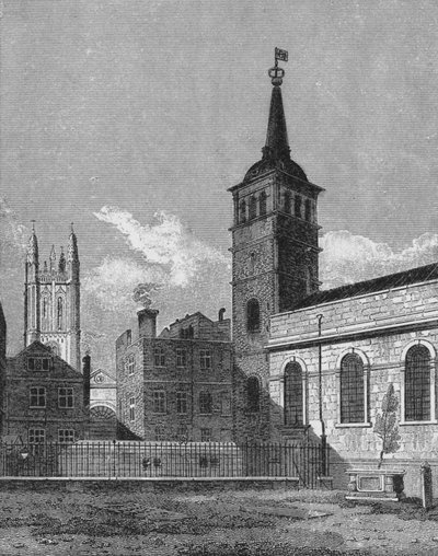 St Peters Church, Cornhill, City of London, 1811 1911 av George Sidney Shepherd
