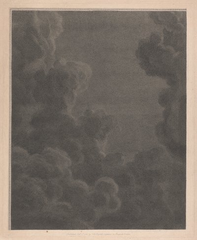 West Window of the Chapel, New College Oxford, Clouds, Part of the Nativity Scene av George Siegmund Facius