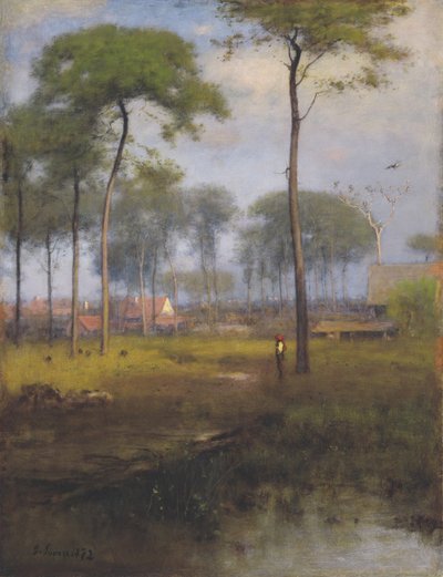 Tidlig morgen, Tarpon Springs, 1892 av George Snr. Inness