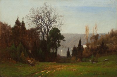 Overfor palisadene av George Snr. Inness