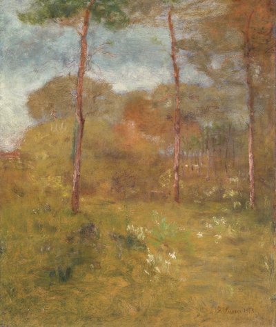 Orange Road, Tarpon Springs, ca. 1893 (olje på lerret) av George Snr. Inness