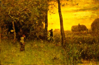 The Baders, 1888 av George Snr. Inness