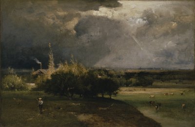 Den kommende stormen, ca. 1879 av George Snr. Inness