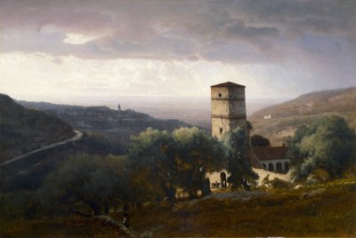 Utsikt over Roma fra Tivoli av George Snr. Inness