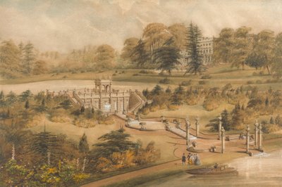 Design for Cowley Manor, Gloucestershire av George Somers Clarke