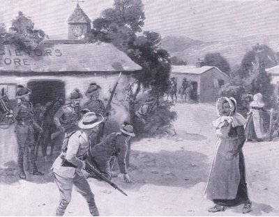Bethunes lokkefugler, fra After Pretoria: The Guerilla War utgitt av Harmsworth Bros Limited, 1901 av George Soper