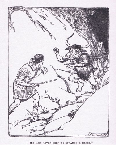 Han hadde aldri sett et så merkelig beist, fra The Heroes utgitt av George Allen og Unwin 1929 av George Soper