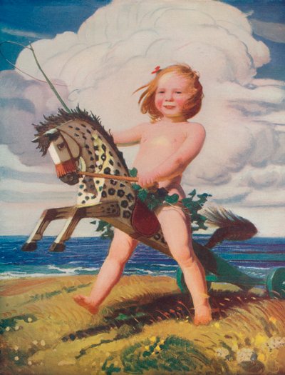 Hobbyhesten, c1915, 1932 av George Spencer Watson