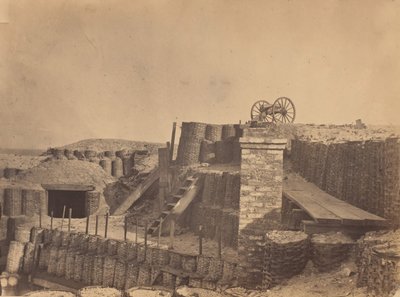 Festningsverk nær Charleston, South Carolina, ca. 1861. av George Stacy.