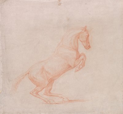 En steikende hest, vendt mot høyre av George Stubbs