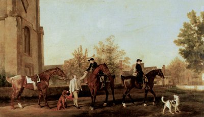 Jegerne forlater Southill av George Stubbs