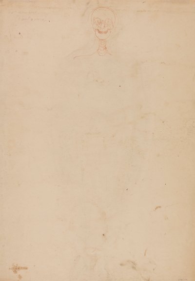 Menneskeskjelett, forfra av George Stubbs