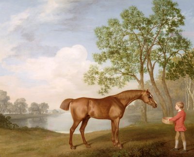 Gresskar med en stallgutt av George Stubbs