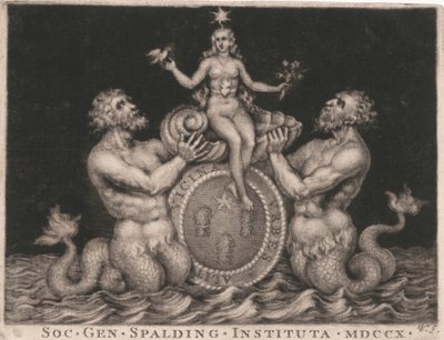 Bokplate: The Spalding Gentlemen's Society av George Vertue