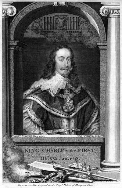 Charles I av England. av George Vertue
