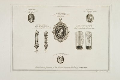 Juveler i besittelse av Her Grace Margaret hertuginne av Portland, 1749 av George Vertue