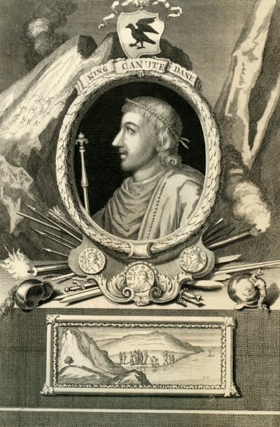 Kong Knut Dansken, 1732. av George Vertue