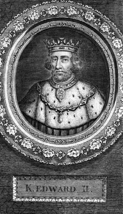 Kong Edward II av England, 1700-tallet. av George Vertue