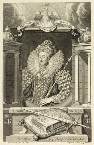 Dronning Elizabeth I av George Vertue
