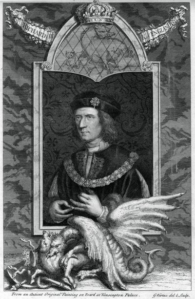 Richard III av England, 1700-tallet. av George Vertue