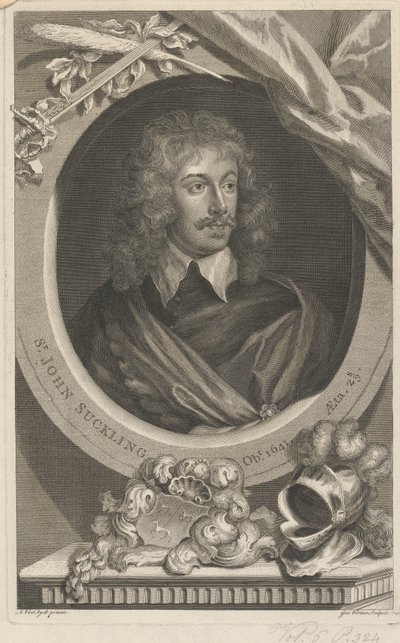 Sir John Suckling av George Vertue