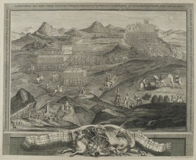 Battle Array of Carberry Hill nær Edinburgh i 1567, ca. 1738 av George Vertue
