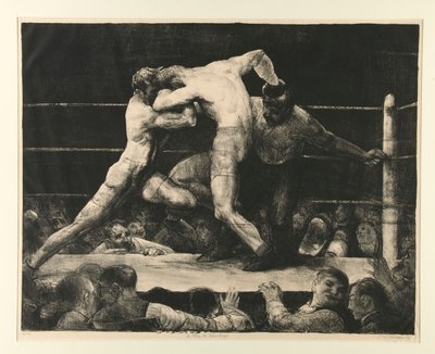En hjort på Sharkey av George Wesley Bellows