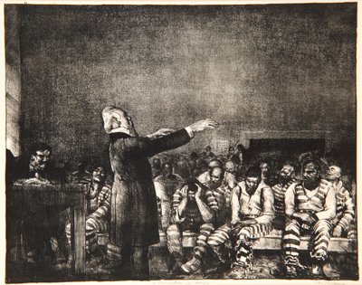 Velsignelse i Georgia, 1916 av George Wesley Bellows
