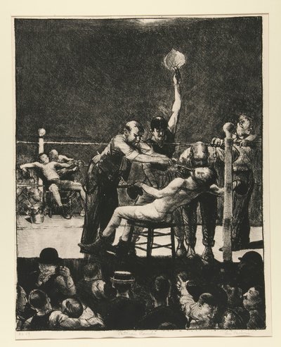Mellom runder nr. 1 av George Wesley Bellows