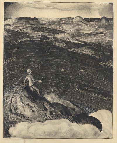 Dancing Town The Top of the World, 1922. av George Wesley Bellows