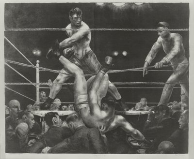 Dempsey og Firpo av George Wesley Bellows