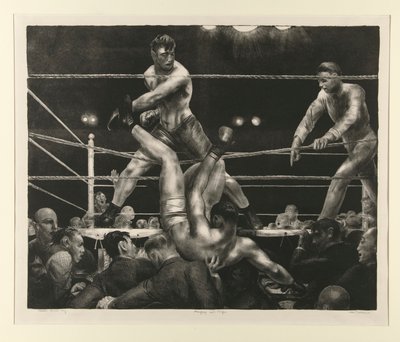Dempsey og Firpo av George Wesley Bellows