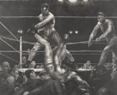 Dempsey og Firpo av George Wesley Bellows