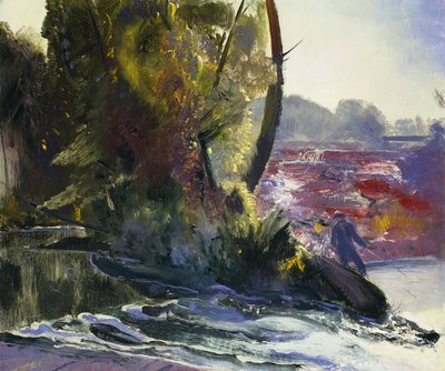 Fisherman and Stream, 1920 av George Wesley Bellows
