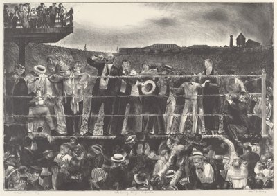 Vi introduserer Georges Carpentier, 1921. av George Wesley Bellows