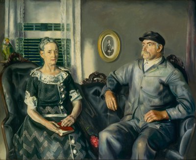 Mr. og Mrs. Phillip Wase, 1924. av George Wesley Bellows