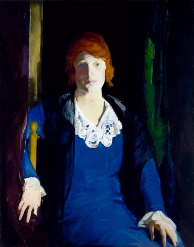 ""Portrett av Florence Pierce"" Peinture de George Bellows (1882-1925) 1914 - Olje på tre - 96,5x76,2 - Museum of Fine Arts, Houston av George Wesley Bellows
