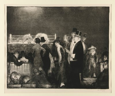 Innledende til den store kampen, nr. 8 av George Wesley Bellows