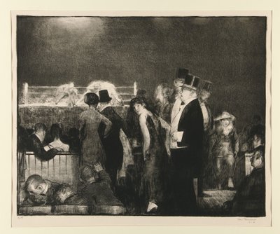 Forberedelser til den store kampen, nr. 8 av George Wesley Bellows