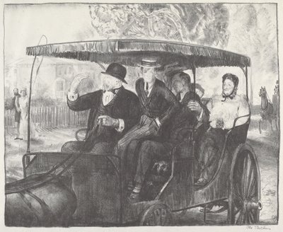 Søndag 1897, 1921. av George Wesley Bellows