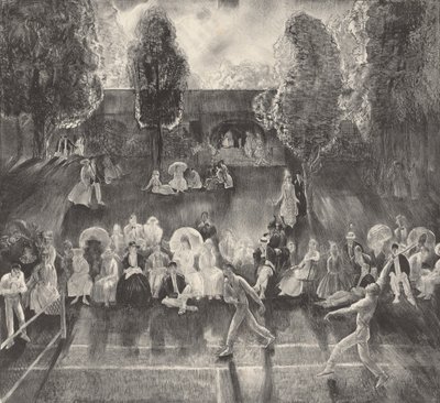 Tennis, 1920. av George Wesley Bellows