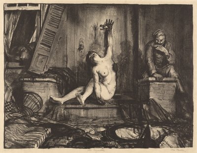 Sigaretten, 1918. av George Wesley Bellows