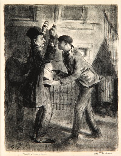 The Hold-Up, 1921 av George Wesley Bellows