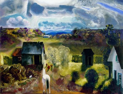 Den hvite hesten av George Wesley Bellows